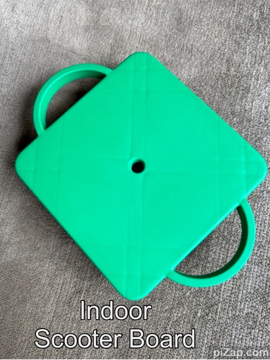 Other - Green Indoor Scooter Board for Kids w/ Safety Ride On ~ Ages 6-10
